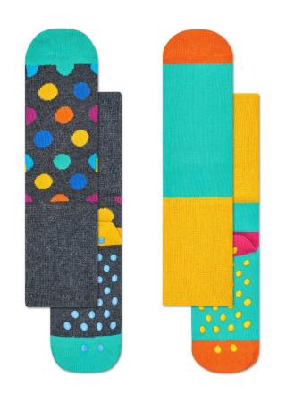 2-Pack Kids Big Dot Anti-Slip Socks KBDO19