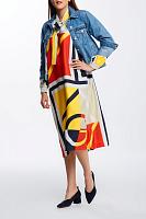 COLOR BLOCK MIDI ICON G DRESS 4503117 - COLOR BLOCK MIDI ICON G DRESS 4503117
