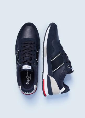 Мужские кроссовки Pepe Jeans London CROSS 4 COURT PMS30757, синие