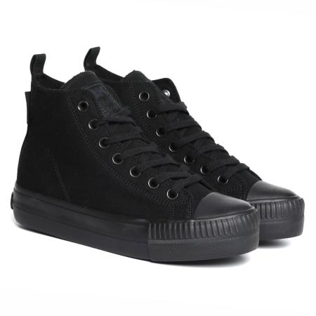 Женские высокие кеды British Knights KAYA MID B52-3701-01, черные Женские высокие кеды British Knights KAYA MID B52-3701-01, черные