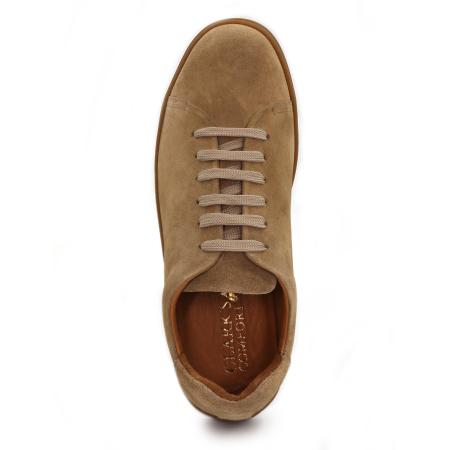 Мужские кеды Clarks 22203271, коричневые Мужские кеды Clarks 22203271, коричневые