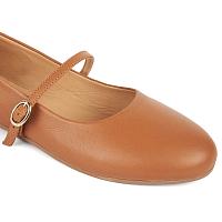 44413100-1000 - Женские балетки Bugatti, коричневые  44413100-1000 - Женские балетки Bugatti, коричневые