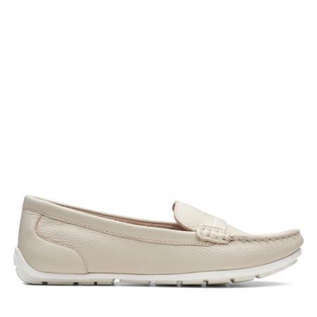 Женские мокасины Clarks Dameo Vine 26140090, белые Женские мокасины Clarks Dameo Vine 26140090, белые
