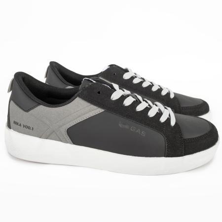 Мужские кеды GAS NIKA LTH GAM524600, черные