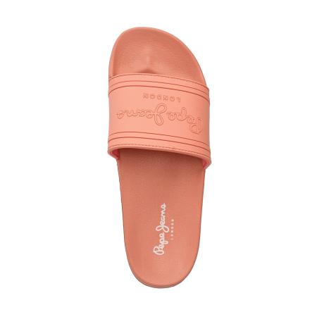 Женские сланцы Pepe Jeans London SLIDER UNISEX PLS70081, коралловые