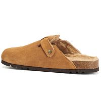 OLIVIER F NEW F318851175 - Мужские тапочки SCHOLL, коньячные OLIVIER F NEW F318851175 - Мужские тапочки SCHOLL, коньячные