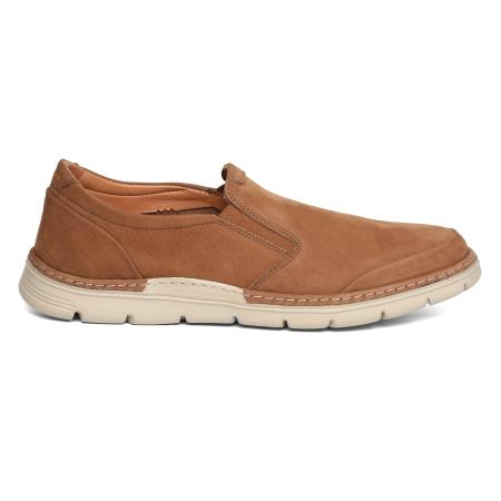 Мужские слипоны Clarks 222031401, коньячные