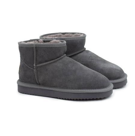 Женские полусапоги из овчины (угги) EMU Ridge SMU Sophie Micro RW10937, серые