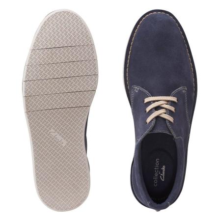 Мужские полуботинки Clarks Forge Vibe 26157979, синие Мужские полуботинки Clarks Forge Vibe 26157979, синие