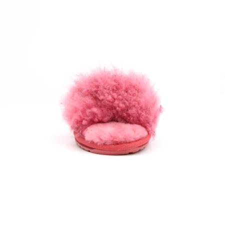 Женские тапочки EMU Australia Mayberry Curly W12766, коралловые