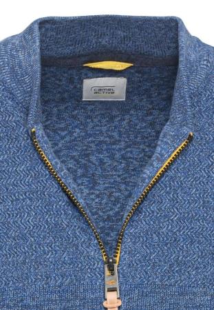 Мужской кардиган Camel Active Knit 1/1 Jacket 409525-8K03, синий