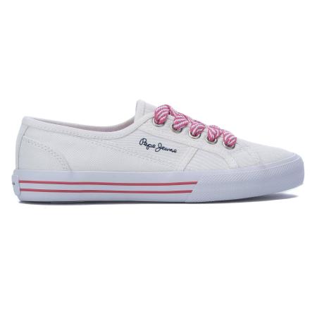 Детские кеды Pepe Jeans London BAKER BASIC GIRLS PGS30335, белые Детские кеды Pepe Jeans London BAKER BASIC GIRLS PGS30335, белые