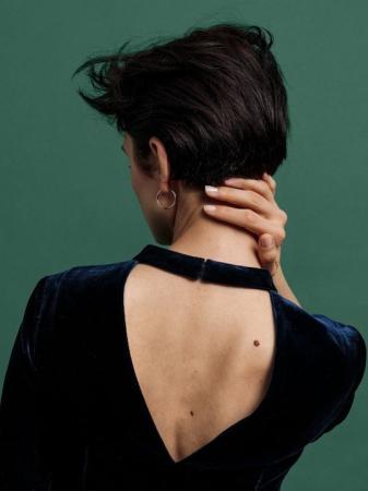 FITTED VELVET DRESS 4501078