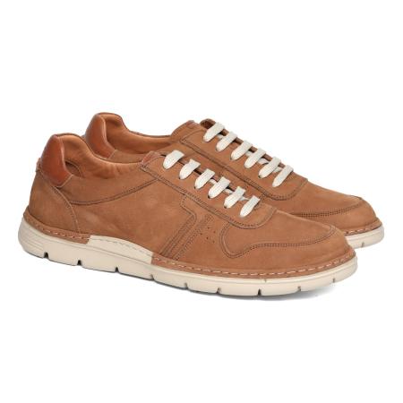 Мужские полуботинки Clarks 222031321, коньячные