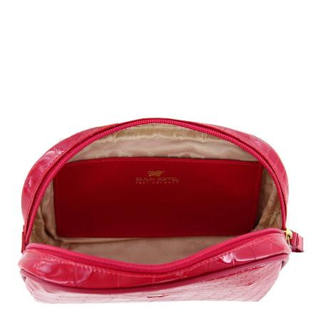 Косметичка Braun Buffel GLANZKROKO Cosmetic Bag 40900, красная