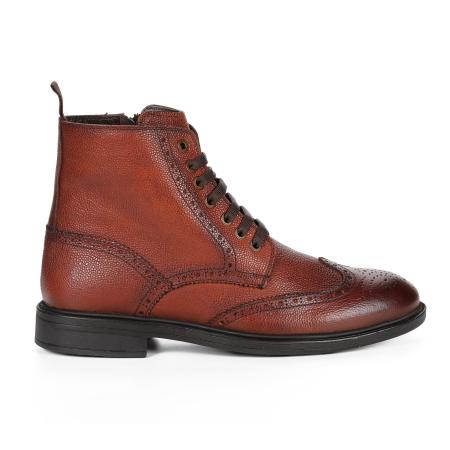 Мужские высокие ботинки Clarks BC3801-180, коньячные