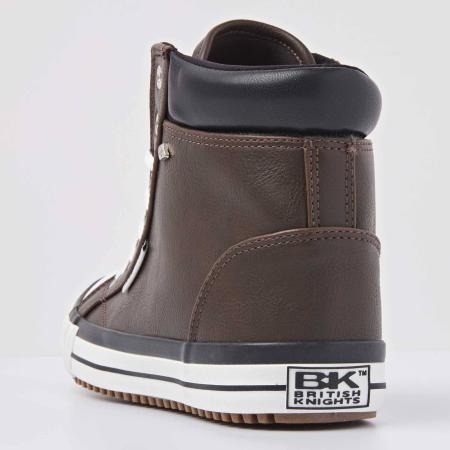 Мужские высокие кеды British Knights CEDER B48-3725-03, коричневые