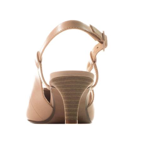 Женские туфли с закрытым мыском/открытой пяткой Clarks Linvale Loop 26140025, розовые