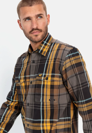 Мужская рубашка Camel Active Shirt 409117-4S17, желтая