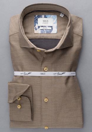 Мужская рубашка Eterna 8062-28-FS82, коричневая