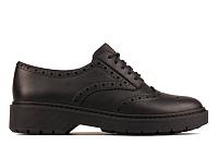 Witcombe Echo 26156088 - Женские дерби брогированные Clarks, черные