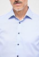 РУБАШКА 1015-12-F171 - Мужская рубашка ETERNA, голубая