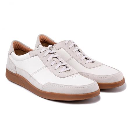 Мужские полуботинки Clarks Oakland Run 26148207, белые