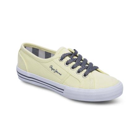 Детские кеды Pepe Jeans London BAKER BASIC GIRLS PGS30335, желтые Детские кеды Pepe Jeans London BAKER BASIC GIRLS PGS30335, желтые