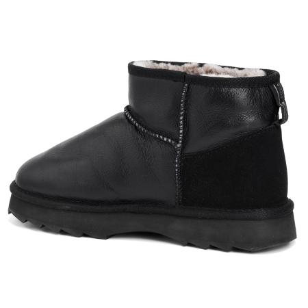Женские угги EMU Australia Sheepskin Fashion Sharky Micro Town W13154, черные