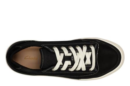 Женские кеды Clarks Aceley Lace 26158980, черные Женские кеды Clarks Aceley Lace 26158980, черные