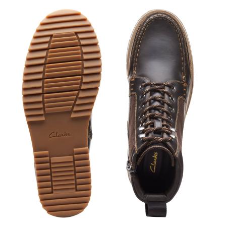 Мужские высокие топсайдеры Clarks Durston Hi 26161959, коричневые