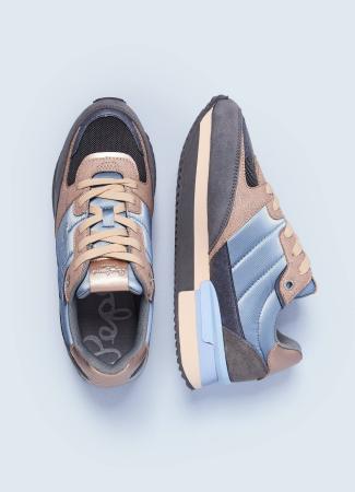 Женские кроссовки Pepe Jeans London RUSPER CARLY PLS31259, синие