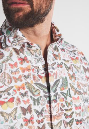 Мужская рубашка ETERNA 2442-22-VS72, белая