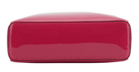 Женская сумка кросс-боди Maison Pourchet Cassetta Vernis 86001, фуксия