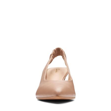 Женские туфли с закрытым мыском/открытой пяткой Clarks Violet55 Sling 26165969, бежевые