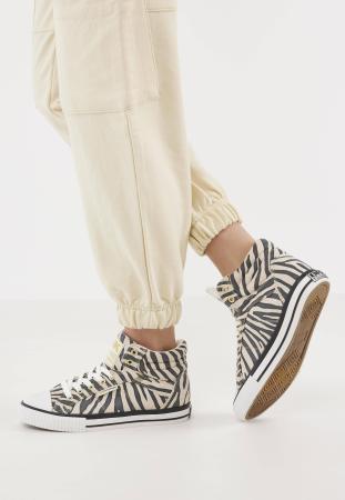 Женские высокие кеды British Knights DEE B48-3710-13, принт