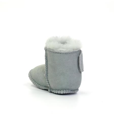 Малыши ботинки из овчины (угги) EMU Australia Baby Bootie B10310, голубое