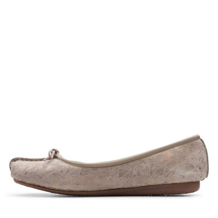 Женские балетки Clarks Freckle Ice 26147556, серые