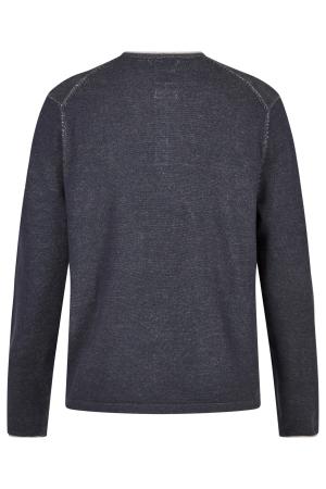 Мужской джемпер Camel Active Knit 1/1 Henley 409575-8K01, синий