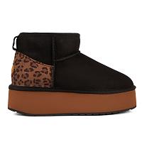 Stingers Stinger Micro Flatform W13301 - Женские полусапоги из овчины (угги) EMU Australia, черные Stingers Stinger Micro Flatform W13301 - Женские полусапоги из овчины (угги) EMU Australia, черные