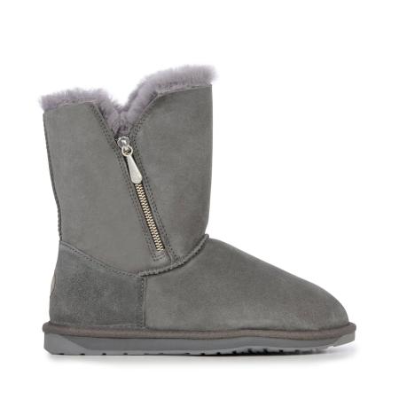 Женские полусапоги из овчины (угги) EMU Australia Ankaa W12615, серые