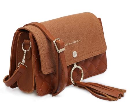 Женская сумка кросс-боди Laura Ashley Monza 651LAS1539, коричневая