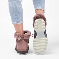 Sheepskin Fashion Blurred Micro W13129 - Женские снегоходы EMU Australia, розовые