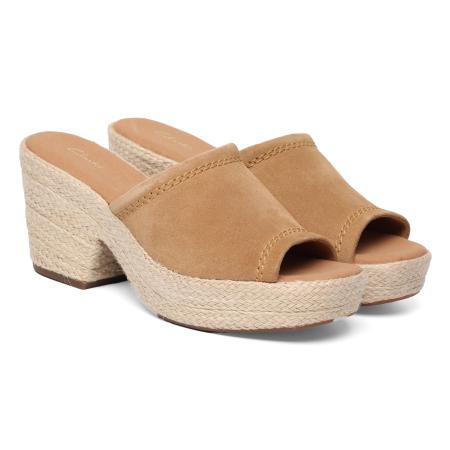 Женские сабо Clarks Maritsa70Slide 26167094, коричневые