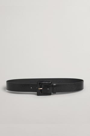 Женский ремень Gant EMBOSSED BELT 4940165, черный