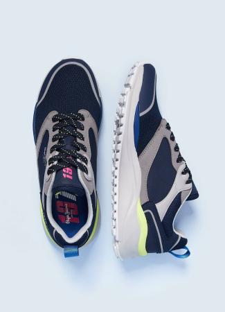 Мужские кроссовки Pepe Jeans London TRAIL LIGHT URBAN 21 PMS30778, серые