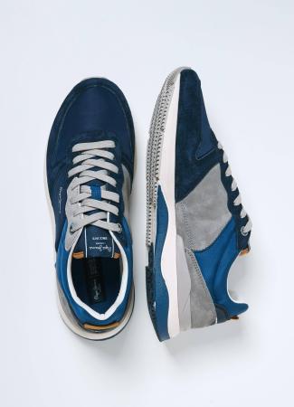 Мужские кроссовки Pepe Jeans London LONDON PRO BASIC PMS30820, синие