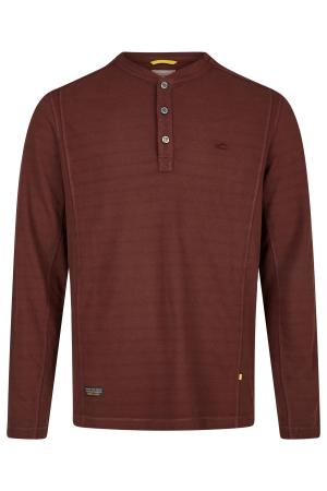 Мужской джемпер Camel Active Henley 1/1 Arm 409675-8T11, бордовый