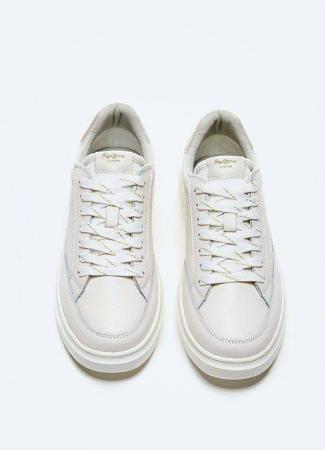 Женские кеды Pepe Jeans London ABBEY PADDY PLS31151, белые