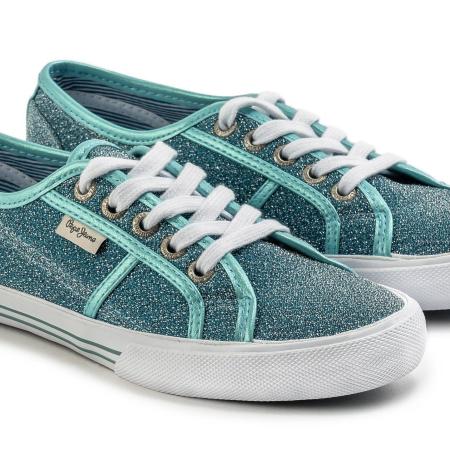 Женские кеды Pepe Jeans London ABERLADY PLS30815, голубые